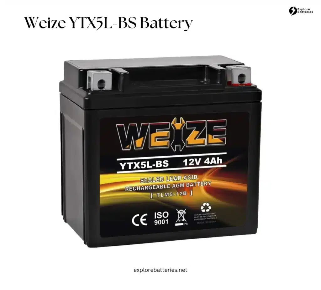 Weize YTX L BS Battery