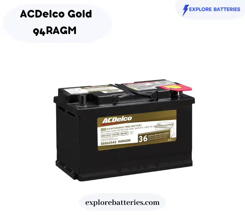 ACDelco Gold RAGM Professional Battery