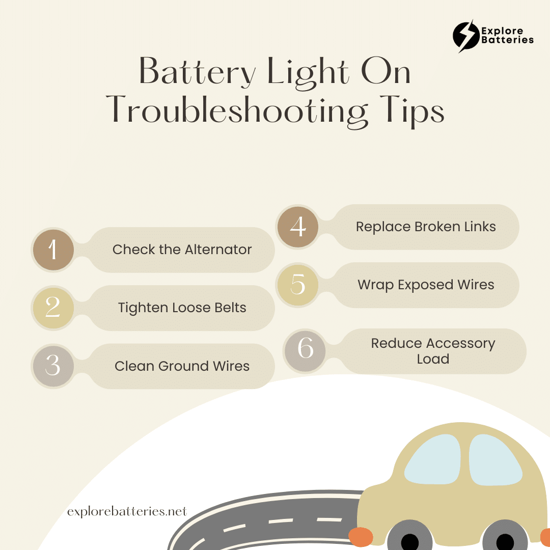 Battery Light On Troubleshooting Tips