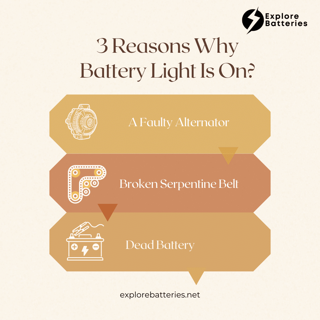 Reasons Why Battery Light Is On